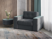 Кресло Кровать Виконт_Серый