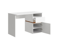 Письменный стол Аркон_белый_дуб вотан_открытый