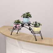 Подставка для цветов Арка-3 (Черный)