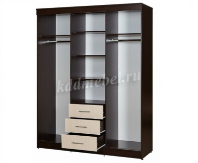 Шкаф-купе Маэстро (Венге/Лоредо)