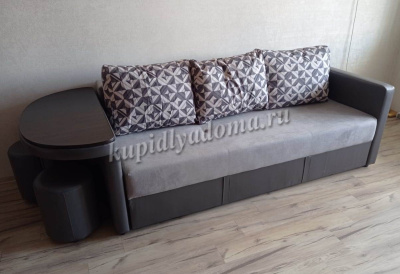 Диван-кровать Ирис с пуфиками (2 кат.)