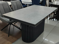 Стол обеденный пластик Ореон 4 (Бестон слюда 809/Опора черный)