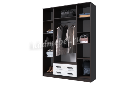 Шкаф Квадро (Венге/Лоредо)