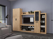 Гостиная Оскар 4 (Дуб золотой/Венге)