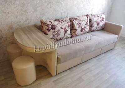 Диван-кровать Ирис с пуфиками (2 кат.)