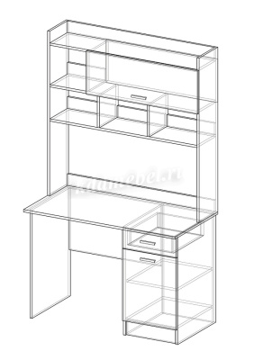 Стол компьютерный ПКС-2 (Венге/Белфорт)