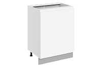 Шкаф рабочий под мойку Фьюжн 42.46 L500 правый (1 дв. гл.) (Белый эмаль)