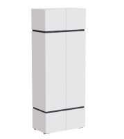 шкаф 2х ств_белый_бетон темный