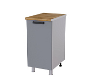 Шкаф нижний глубокий Г4Р кухня Тоскана без столешницы (Белый/Белый глянец)