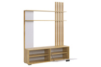 Гостиная Бери дуб крафт золотой белое дерево открытый копия