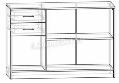 Комод КМ-03 Р (Анкор светлый)