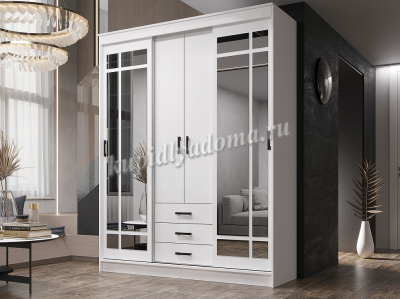 Шкаф-купе Лорд (Белый)