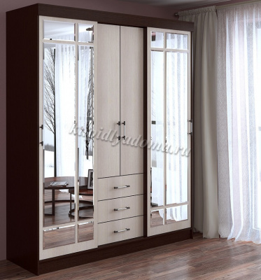 Шкаф-купе Маэстро (Венге/Лоредо)