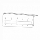 Вешалка с полкой ЗМИ 60 см (Белый)