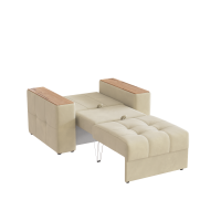 Кресло кровать Виконт открытый_бежевый