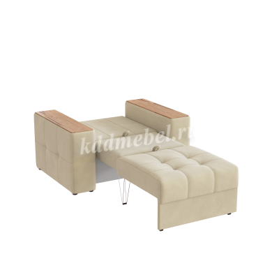 Кресло-кровать Виконт (Бежевый/Дуб канадский)