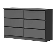 Комод Лето-6 1.38 (Графит)