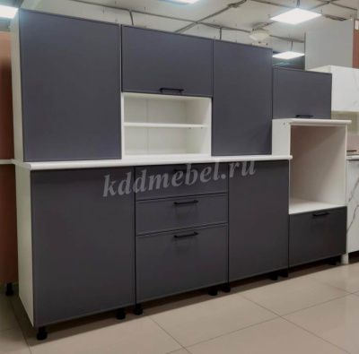 Кухня Кальяри 2,2 (Графит софт)