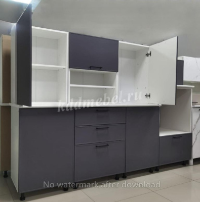 Кухня Кальяри 2,2 (Графит софт)