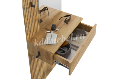 Зеркало Бодрум (Дуб крафт золотой)