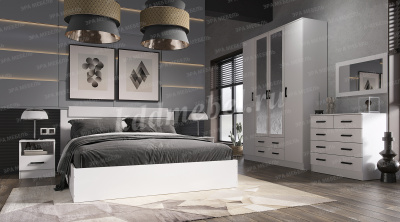 Кровать Эра 1.4 (Белый)