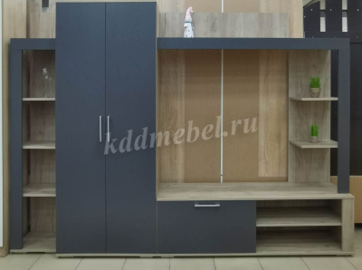 Гостиная Невада (Крафт серый/Графит)