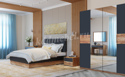 Стол туалетный Рамона (Дуб кельтский/Черный)