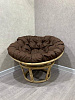 Кресло Papasan (Ротанг №4, ткань Matador 010)