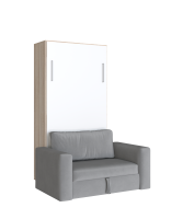 Раскладушка 900_Сонома+Белый с диваном_серый0001