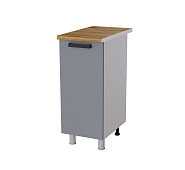 Шкаф нижний 35Р кухня Тоскана без столешницы (Белый/Дуб крафт золотой)