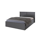 Кровать Толедо 1.4 с настилом (Графит серый)