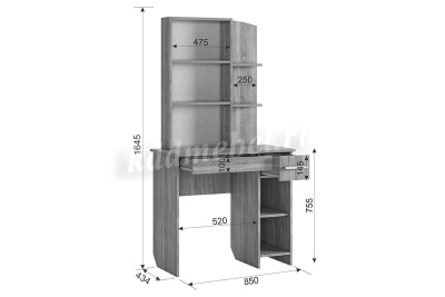 Трюмо Виктория-1 (Белое дерево)