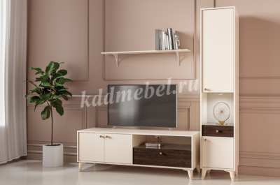 Стеллаж Миндаль 13.145 (Миндаль/Венге)