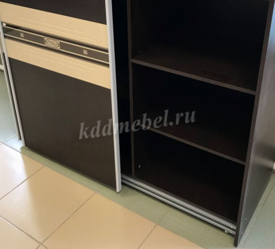 Шкаф-купе Ривьера-95.15 (Венге/Беленый дуб)