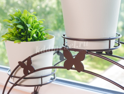 Подставка для цветов Арка-5 (Коричневый)