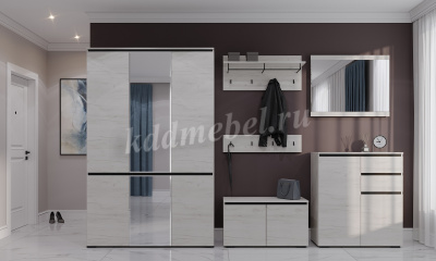 Зеркало Гретта 900 (Дуб крафт белый)