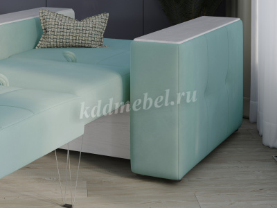 Кресло-кровать Виконт (Мятный/Холст белый)
