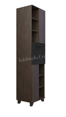 Пенал Копенгаген (Венге/Черный матовый)