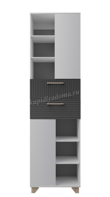 Пенал Копенгаген (Белый/Серый графит)