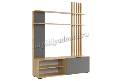 Гостиная Бери (Дуб крафт золотой/Графит)