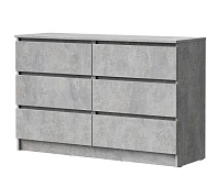 Комод Лето-6 1.2 (Цемент светлый)