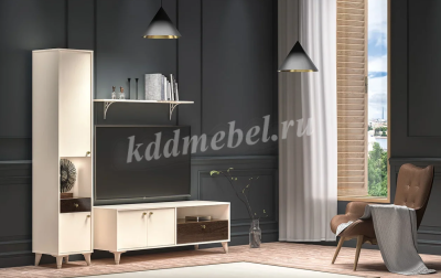 Стеллаж Миндаль 13.145 (Миндаль/Венге)