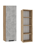 Шкаф верхний ШВП 400 Кухня Ксения (Шоколад глянец)