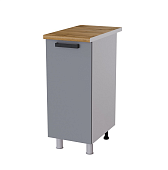 Шкаф нижний 3Р кухня Нагано без столешницы (Белый/Дуб юкон)