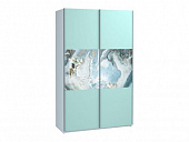 Шкаф-купе Тифани ШКК-01 (Кенди/Белый)