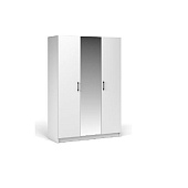 Шкаф 3д.с зеркалом МАХ Чикаго Вайт (Белый)