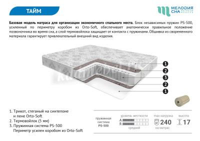 Матрас Тайм 900*2000
