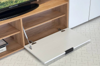 Гостиная Бери элемент 5 дуб крафт золотой белое дерево