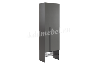 Шкаф 2дв. Баско L600 (Графит)