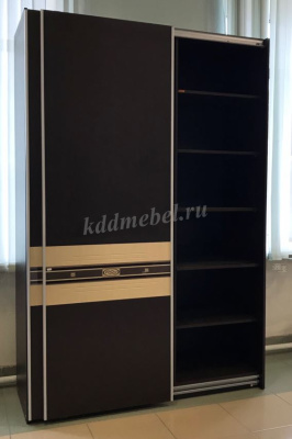 Шкаф-купе Ривьера-95.15 (Венге/Беленый дуб)